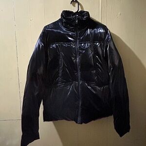 Vinyl Puffer Jacket
